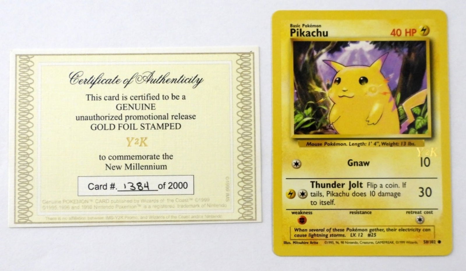 POKEMON PIKACHU 1999 (1 of 2)