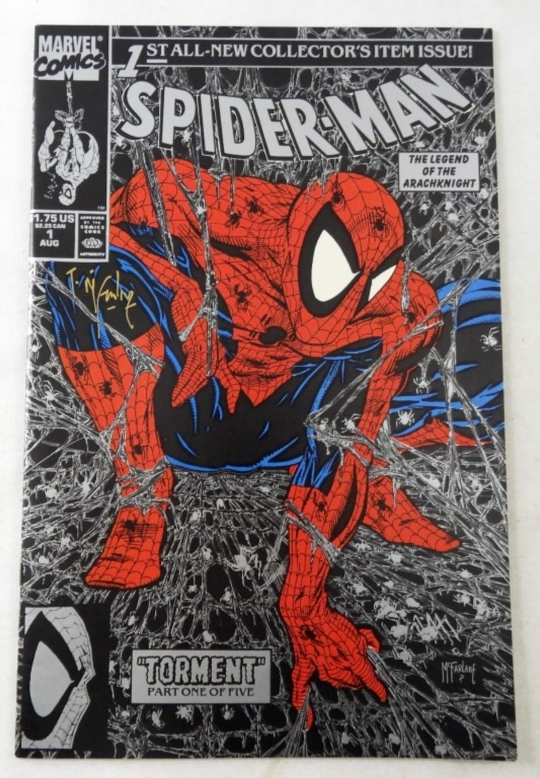 AUTO TODD MACFARLANE SPIDER-MAN COMIC (1 of 3)