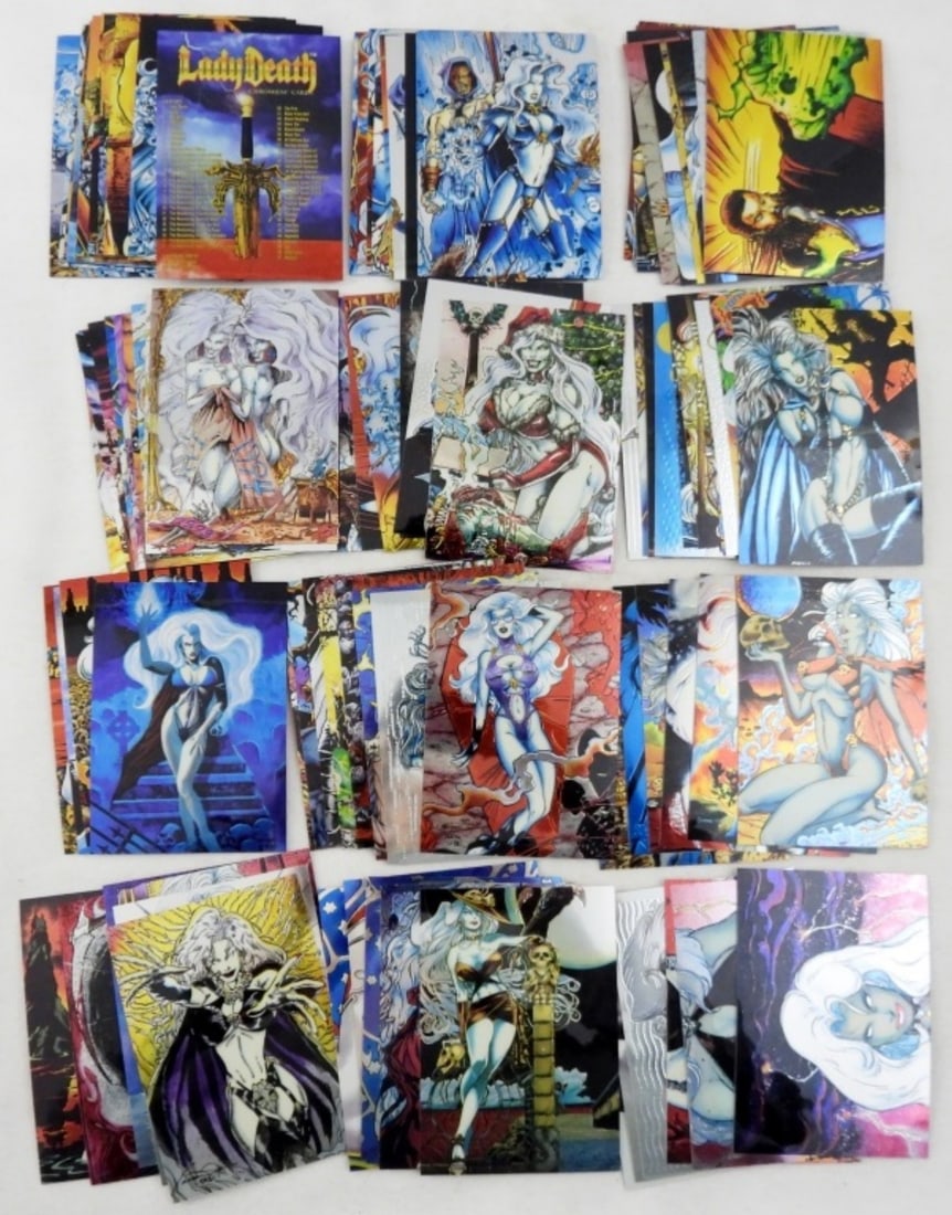 (97) 1994 LADY DEATH CHROMIUM CARDS (1 of 2)