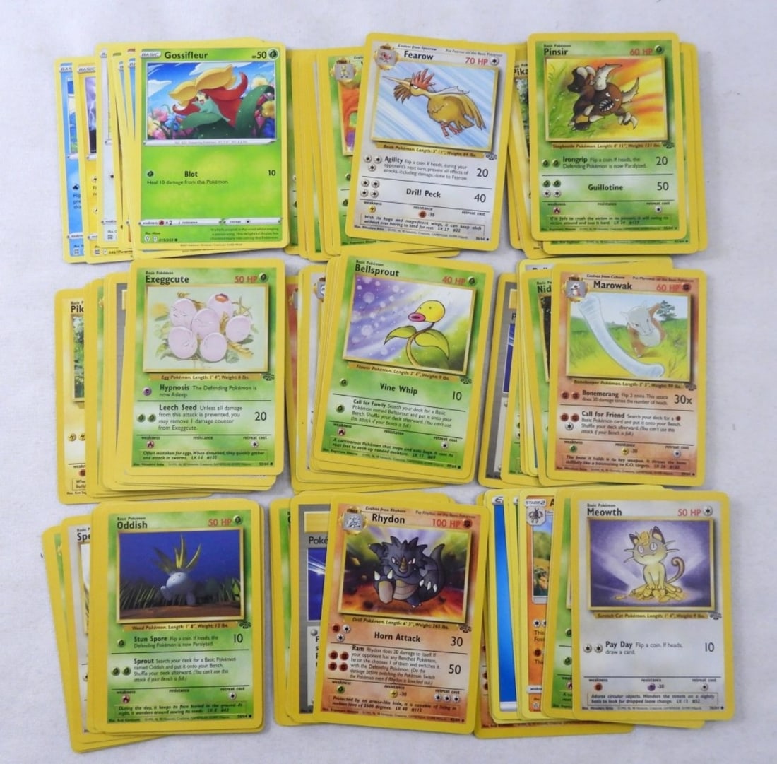 POKEMON LOT (90 CARDS): MIXED LOT OF 90 POKEMON CARDS, ALL IN FAIR TO GOOD CONDITION NO HOLO'S.