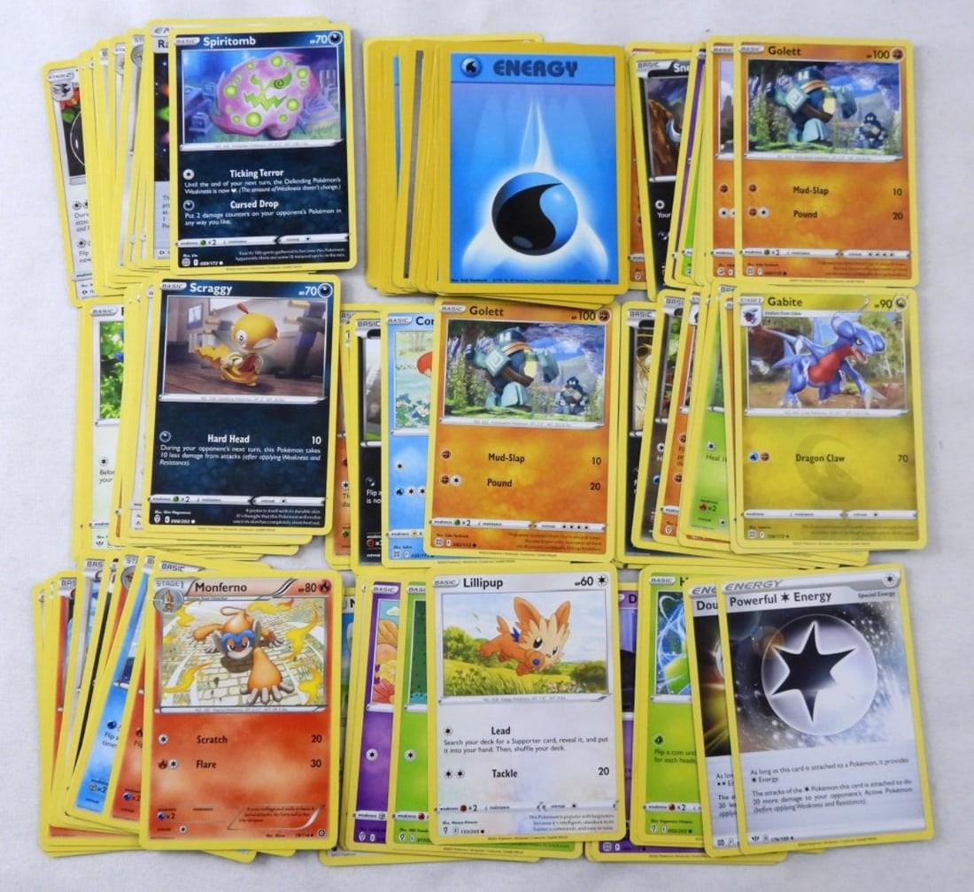 POKEMON LOT (90 CARDS): MIXED LOT OF 90 POKEMON CARDS, ALL IN FAIR TO GOOD CONDITION NO HOLO'S.