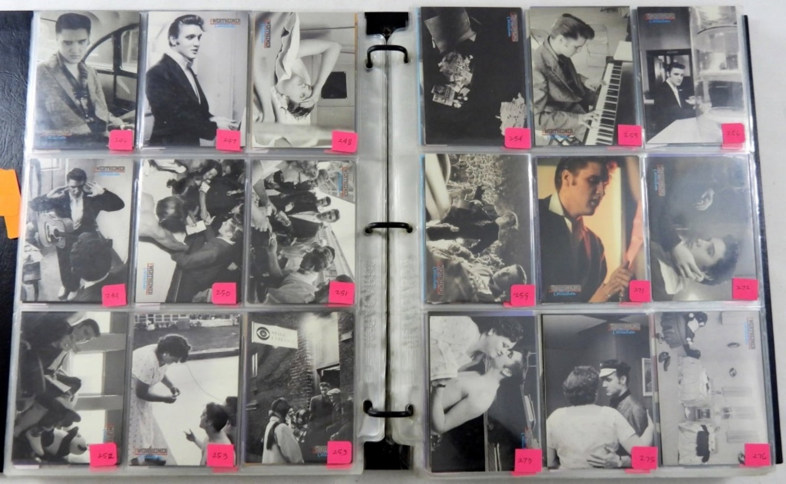 OVER 450 ELVIS CARDS - VARIOUS ISSUES: IN SHEETS - OVERALL NICE CONDITION - BIG VARIETY