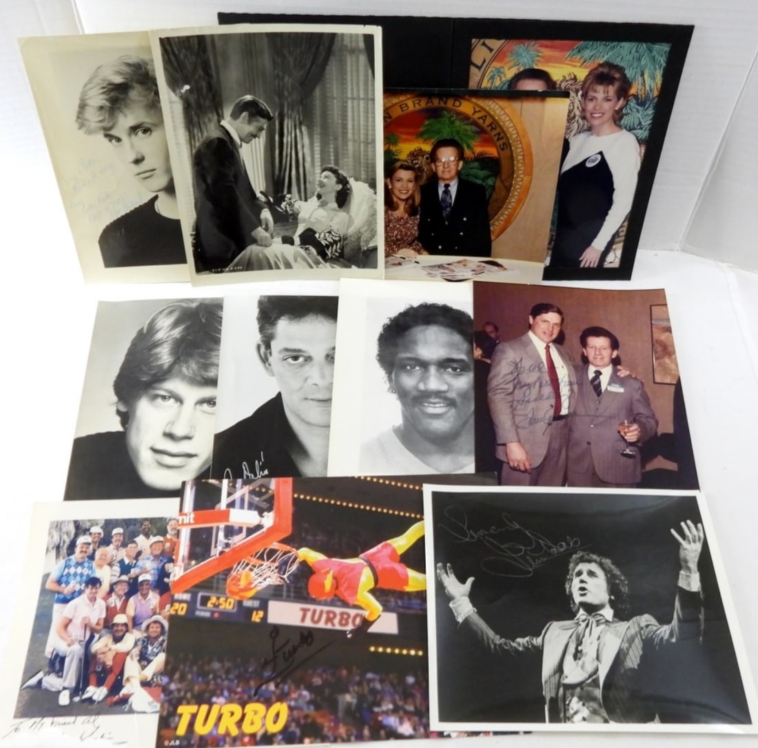 (11) SIGNED CELEBRITY PHOTO's VINTAGE (1 of 2)