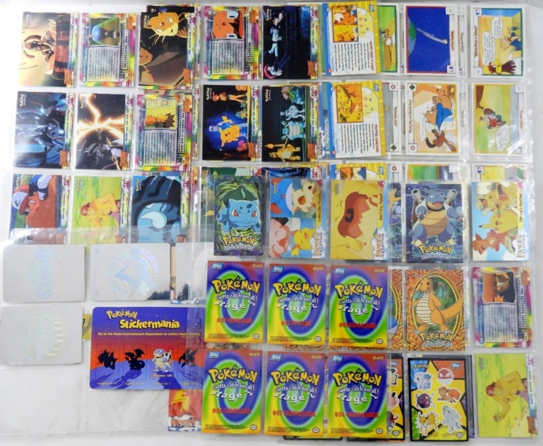(57) POKEMON (27) LOONEY TOONES: GREAT MIX in SHEETS