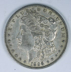 1896-O MORGAN SILVER DOLLAR