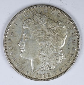 1892 MORGAN SILVER DOLLAR