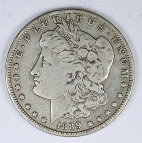 1889-S MORGAN SILVER DOLLAR