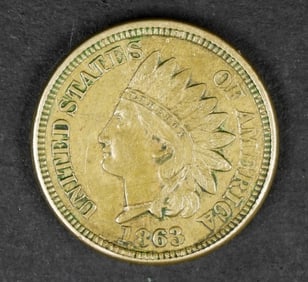 1863 INDIAN HEAD CENT