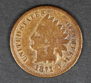 1871 INDIAN HEAD CENT