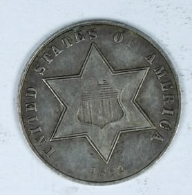 1862 THREE CENT SILVER