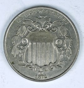 1872 SHIELD NICKEL