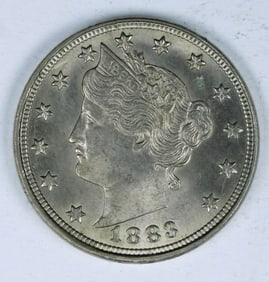 1883 N/C LIBERTY "V" NICKEL