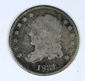 1831 CAPPED BUST HALF DIME