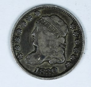 1830 CAPPED BUST HALF DIME