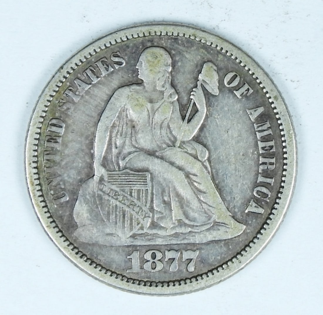 1877 SEATED DIME (1 of 2)