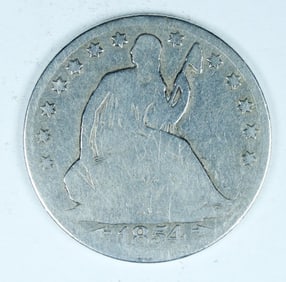 1854-O SEATED HALF DOLLAR