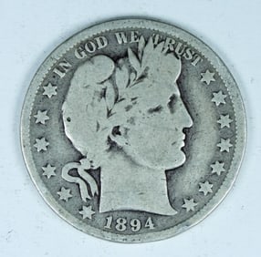 1894-O BARBER HALF DOLLAR