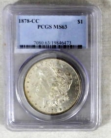 1878-CC MORGAN DOLLAR PCGS MS63