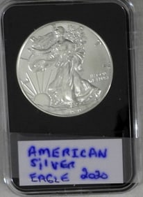 2020 AMERICAN SILVER EAGLE BU