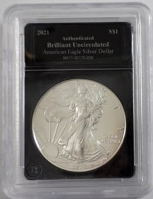 2021 TYPE 1 AMERICAN SILVER EAGLE BU