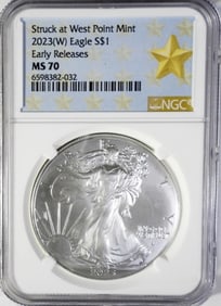 2023(W) AMERICAN SILVER EAGLE NGC MS70