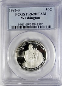 1982-S  .50C PCGS PR 69DCAM G WASHINGTON