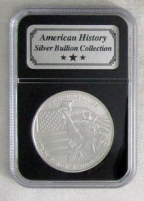 1950'S GOLDEN AGE OF TELEVISION SILVER COIN