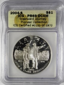 2004-S S$1 ICG -PR69 DCAM PIONEER COLLECTION