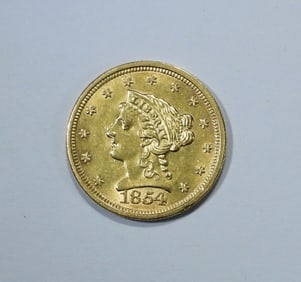 1854 $2.50 LIBERTY GOLD PIECE