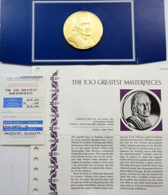 FRANKLIN MINT BUST OF VOLTAIRE