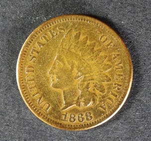 1868 INDIAN HEAD CENT