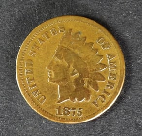 1875 INDIAN HEAD CENT
