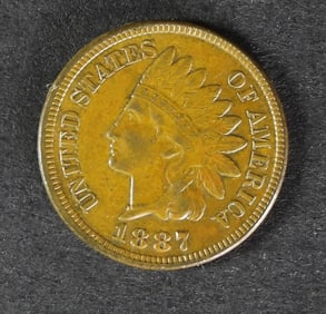 1887 INDIAN HEAD CENT