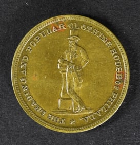 A.C. YATES CO CLOTHERS CIVIL WAR TOKEN