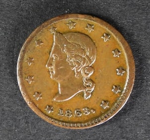 1863 W.M. JACKSON CIVIL WAR TOKEN