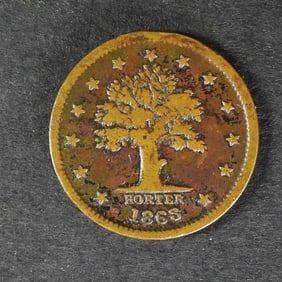 1863 JONES WOOD HOTEL CIVIL WAR TOKEN