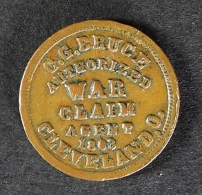 1863 G.G BRUCE WAR CLAIM AGENTS CWT