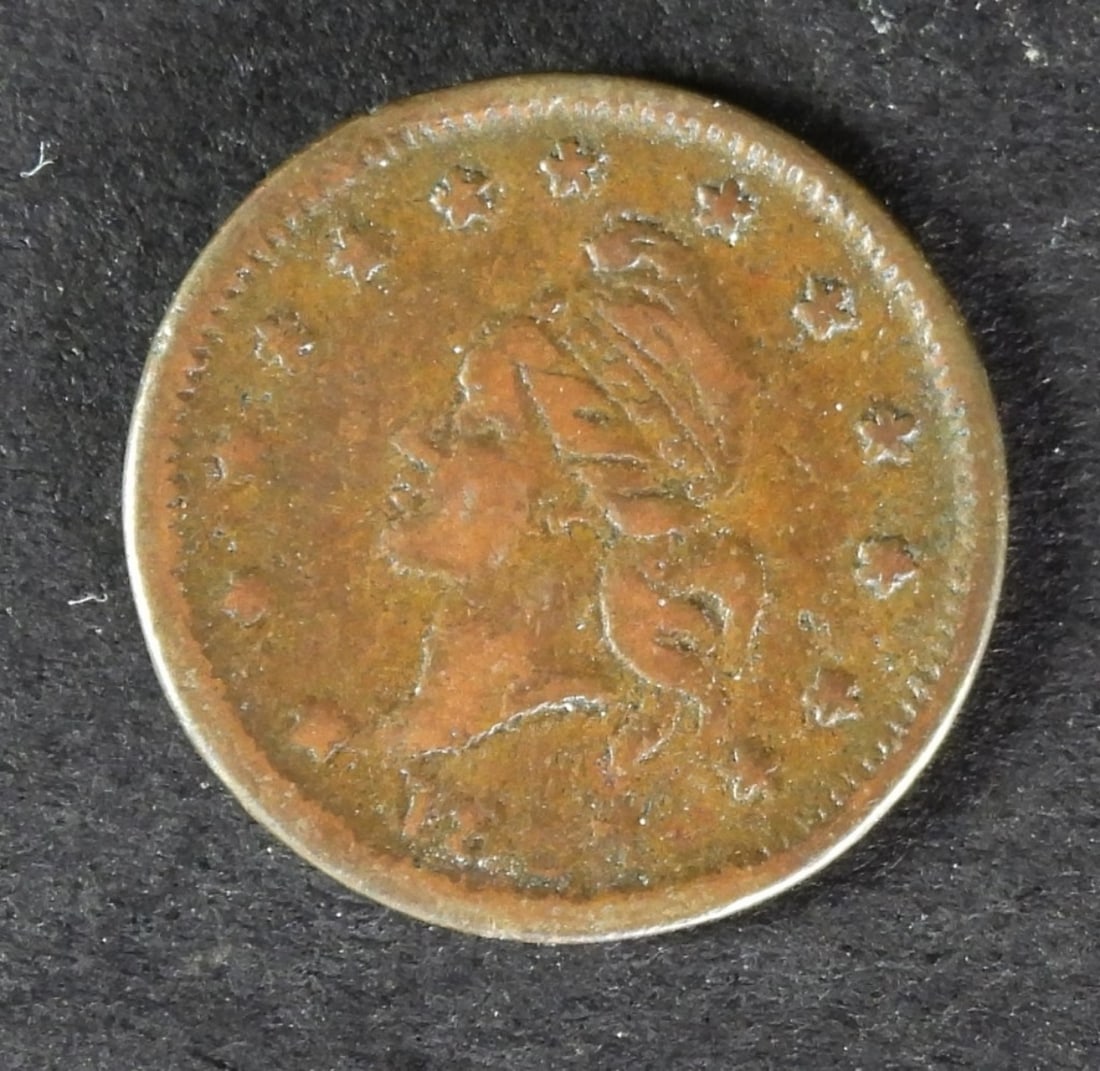 1863 ARMY & NAVY CIVIL WAR TOKEN: 1863 ARMY & NAVY CIVIL WAR TOKEN