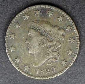 1829 LIBERTY HEAD CENT