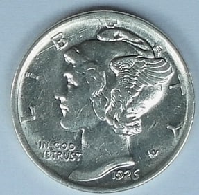 1926-D MERCURY DIME