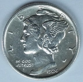1924-D MERCURY DIME