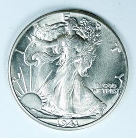 1941 LIBERTY WALKING HALF DOLLAR