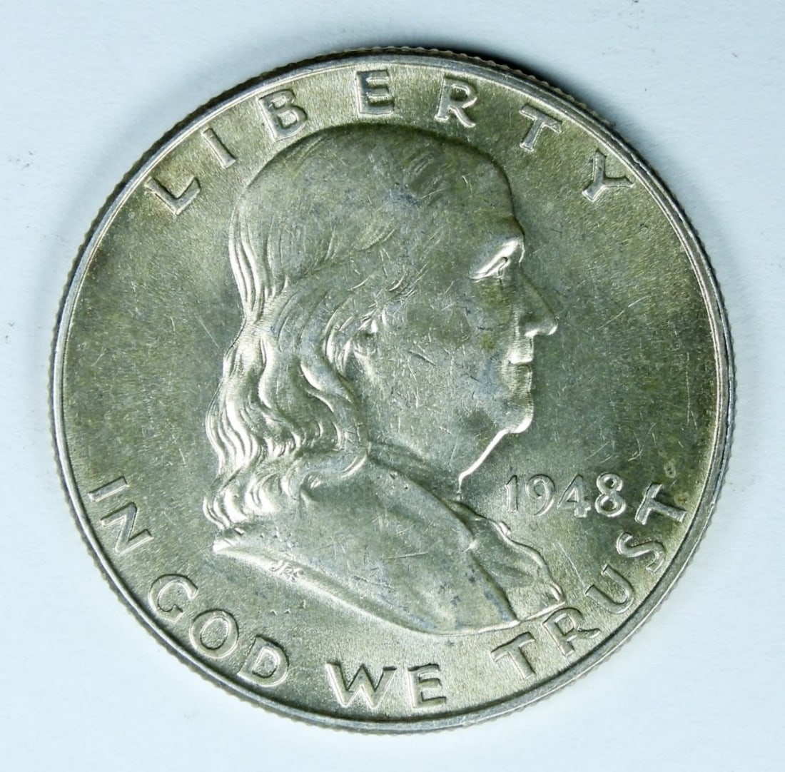 1948 FRANKLIN HALF DOLLAR: 1948 FRANKLIN HALF DOLLAR