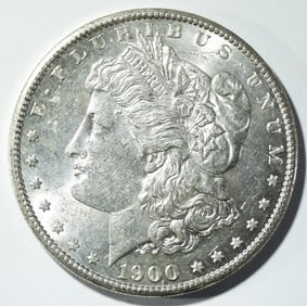 1900-S MORGAN DOLLAR AU