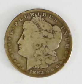 1883-CC MORGAN SILVER DOLLAR