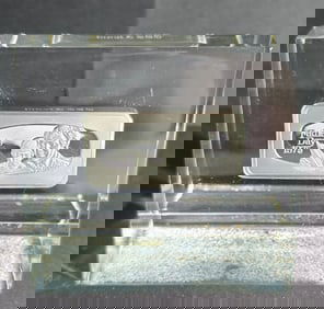 1975 FATHERS DAY STERLING PAPER WEIGHT