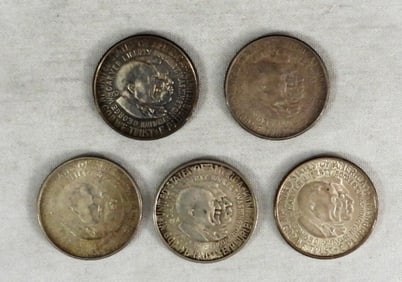 (5) WASHINGTON / CARVE COMMEM LOT