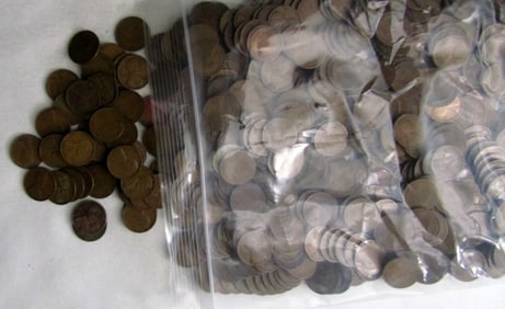 500 WHEAT CENTS (1930-1939) P/D/S MIX