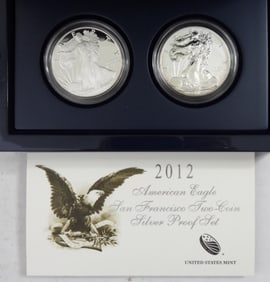 2012 ASE SAN FRANCISCO 2-COIN PROOF SET