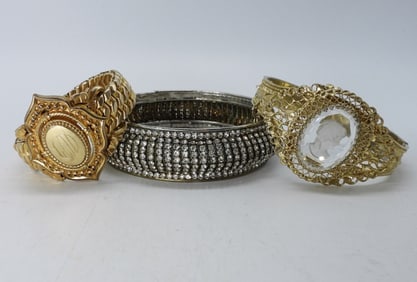 (3) VINTAGE BRACELETS